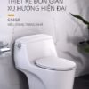 Bàn Cầu kết hợp nắp cơ đa năng Caesar- C1353 - TAF060